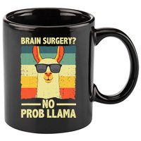 Cute Brain Surgery For Get Well Soon Recovery 11oz C Handle Ceramic Mug