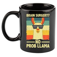 Cute Brain Surgery For Get Well Soon Recovery 11oz C Handle Ceramic Mug