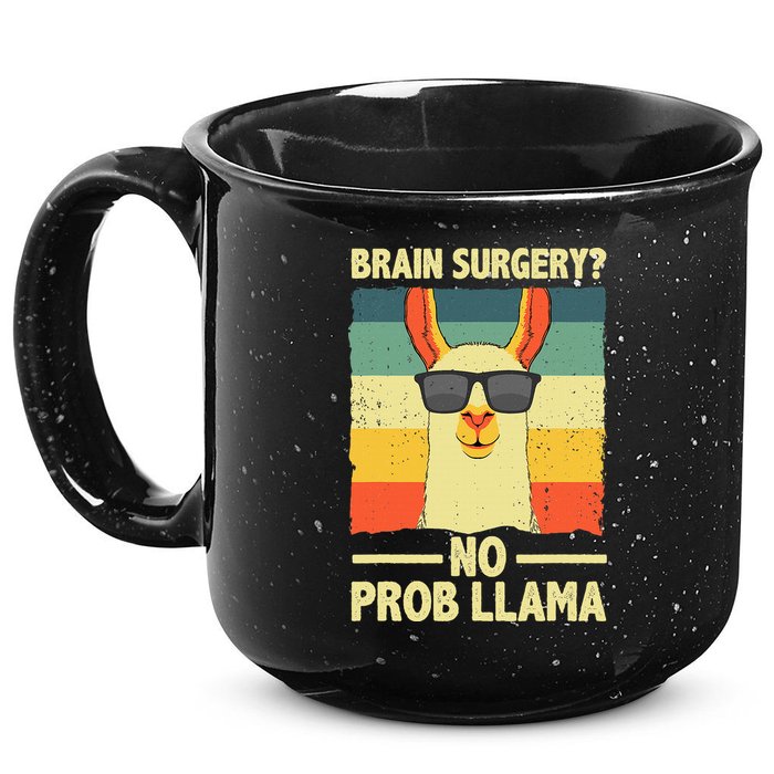 Cute Brain Surgery For Get Well Soon Recovery 15oz Campfire Ceramic Mug