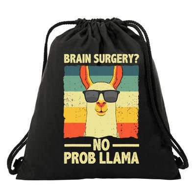 Cute Brain Surgery For Get Well Soon Recovery Drawstring Bag