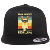 Cute Brain Surgery For Get Well Soon Recovery Flatbill Hat