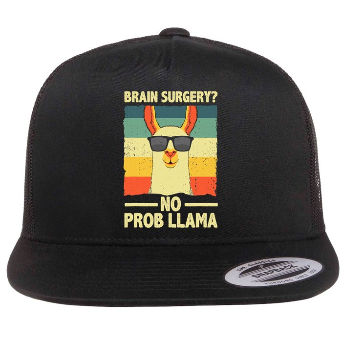 Cute Brain Surgery For Get Well Soon Recovery Flatbill Hat