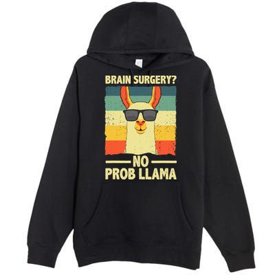 Cute Brain Surgery For Get Well Soon Recovery Premium Pullover Hoodie