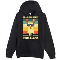 Cute Brain Surgery For Get Well Soon Recovery Premium Pullover Hoodie