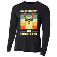 Cute Brain Surgery For Get Well Soon Recovery Cooling Performance Long Sleeve Crew