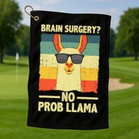 Cute Brain Surgery For Get Well Soon Recovery Golf Towel