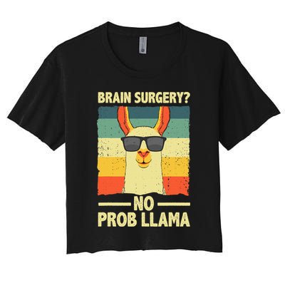 Cute Brain Surgery For Get Well Soon Recovery Crop Top