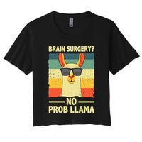 Cute Brain Surgery For Get Well Soon Recovery Crop Top