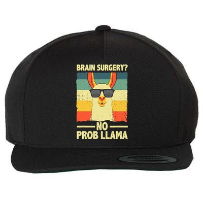 Cute Brain Surgery For Get Well Soon Recovery Wool Snapback Cap
