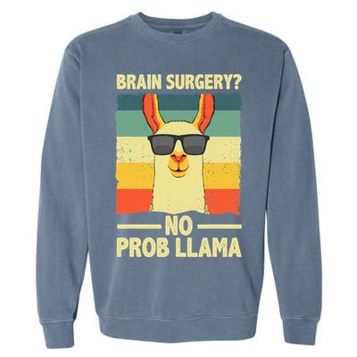 Cute Brain Surgery For Get Well Soon Recovery Garment-Dyed Sweatshirt