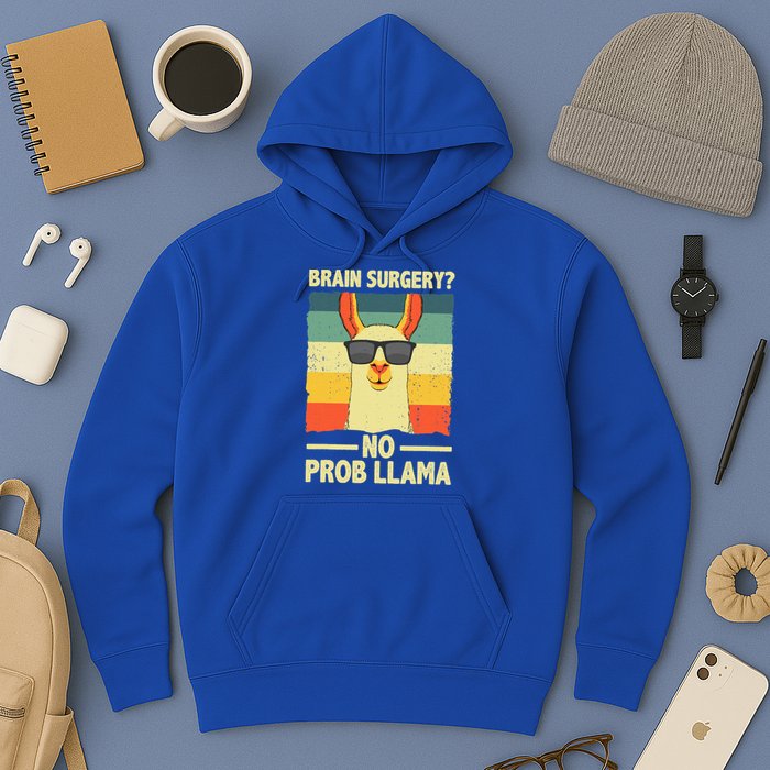 Cute Brain Surgery For Get Well Soon Recovery Hoodie