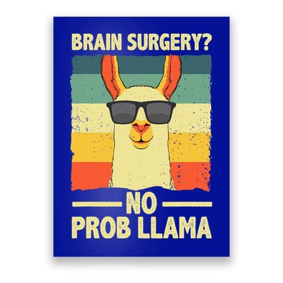 Cute Brain Surgery For Get Well Soon Recovery Poster