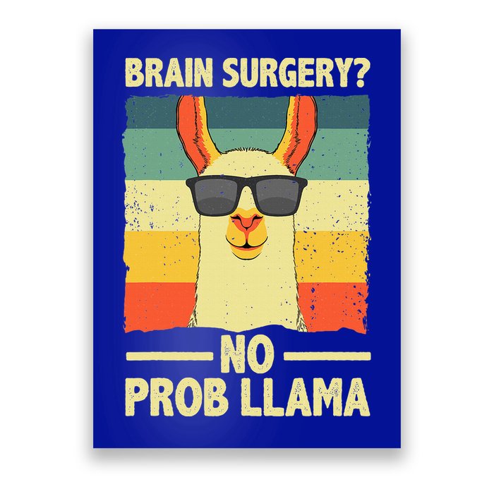 Cute Brain Surgery For Get Well Soon Recovery Poster