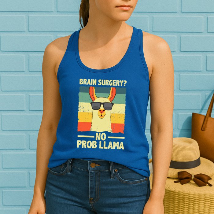 Cute Brain Surgery For Get Well Soon Recovery Womens Tank Top