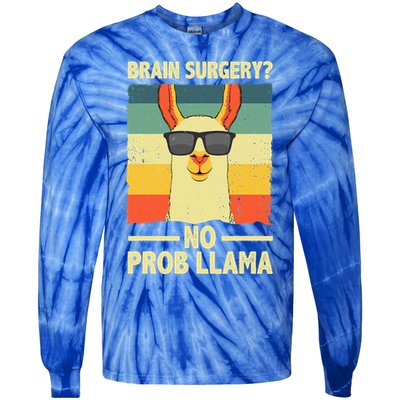 Cute Brain Surgery For Get Well Soon Recovery Tie-Dye Long Sleeve Shirt