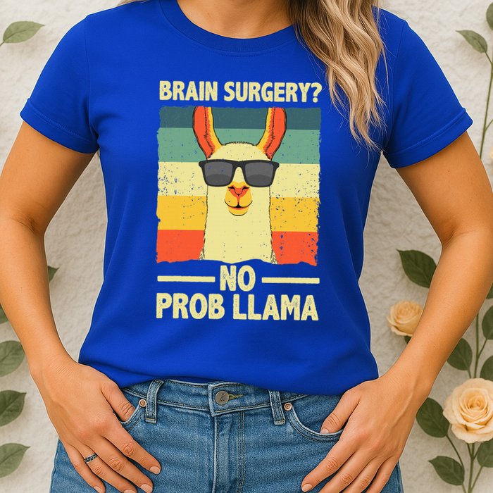 Cute Brain Surgery For Get Well Soon Recovery Womens T-Shirt