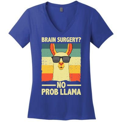 Cute Brain Surgery For Get Well Soon Recovery Women's V-Neck T-Shirt