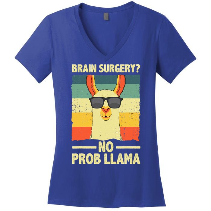 Cute Brain Surgery For Get Well Soon Recovery Women's V-Neck T-Shirt