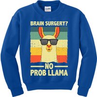 Cute Brain Surgery For Get Well Soon Recovery Kids Sweatshirt