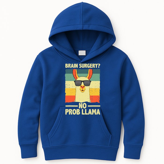 Cute Brain Surgery For Get Well Soon Recovery Kids Hoodie