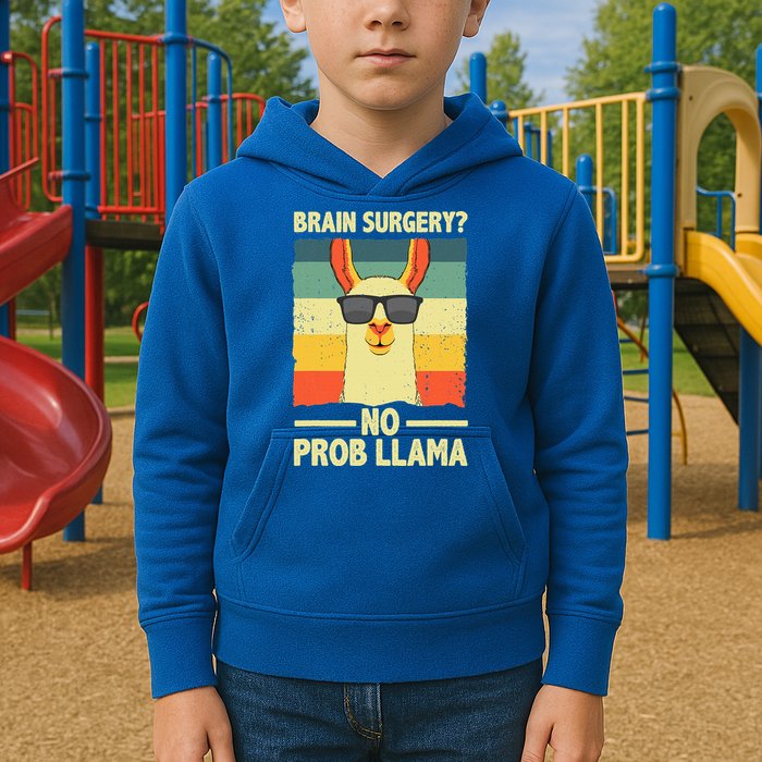 Cute Brain Surgery For Get Well Soon Recovery Kids Hoodie
