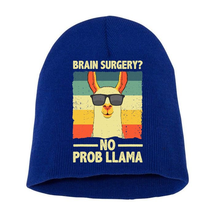 Cute Brain Surgery For Get Well Soon Recovery Short Acrylic Beanie