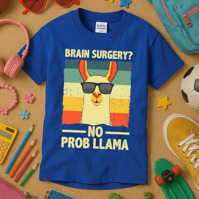 Cute Brain Surgery For Get Well Soon Recovery Kids T-Shirt