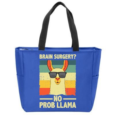 Cute Brain Surgery For Get Well Soon Recovery Zip Tote Bag