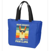 Cute Brain Surgery For Get Well Soon Recovery Zip Tote Bag