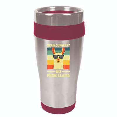 Cute Brain Surgery For Get Well Soon Recovery 16oz Travel Tumbler