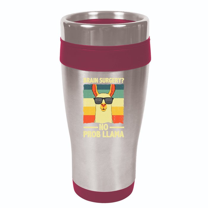 Cute Brain Surgery For Get Well Soon Recovery 16oz Travel Tumbler