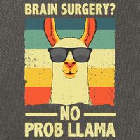 Cute Brain Surgery For Get Well Soon Recovery Cotton Canvas Backpack