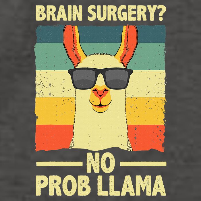 Cute Brain Surgery For Get Well Soon Recovery Vector Backpack