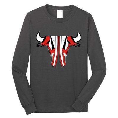 Chicago Bulls Shoes Long Sleeve Shirt