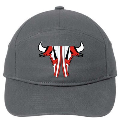 Chicago Bulls Shoes 7-Panel Snapback Hat