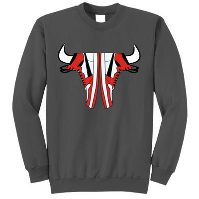 Chicago Bulls Shoes Tall Sweatshirt