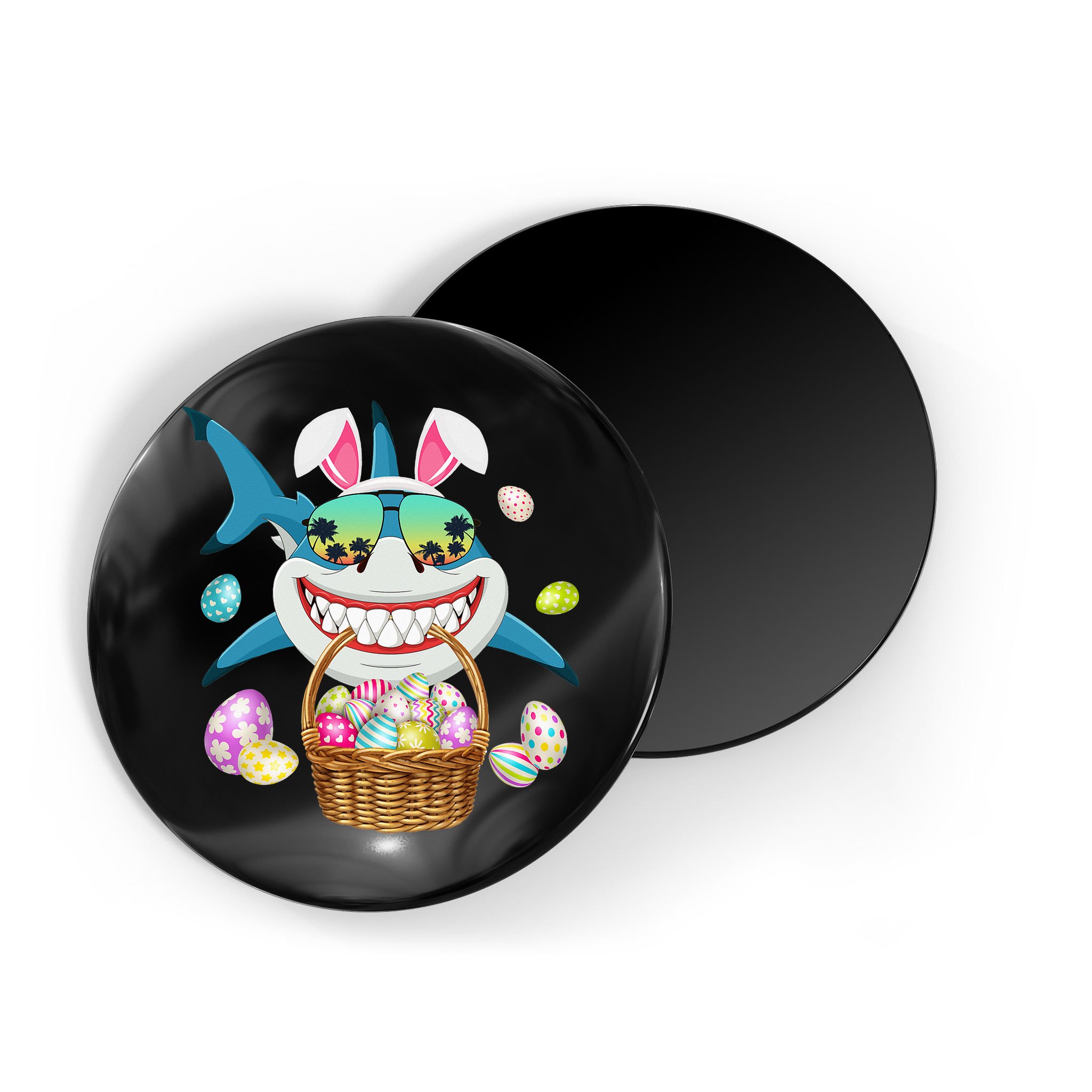 Cute Bunny Shark Easter funny easter day Magnet