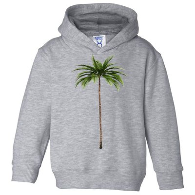 Cool Beach Summer Vacation Tropical Palm Tree Toddler Hoodie