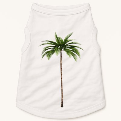Cool Beach Summer Vacation Tropical Palm Tree Doggie Tank