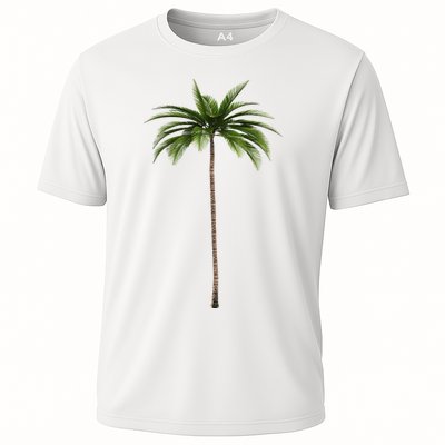 Cool Beach Summer Vacation Tropical Palm Tree Performance Shirt