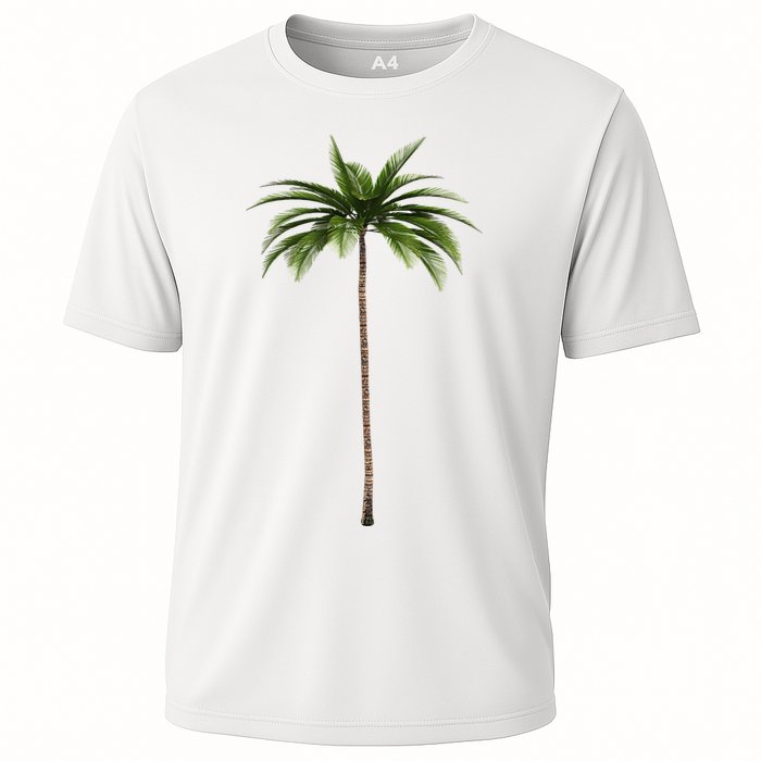 Cool Beach Summer Vacation Tropical Palm Tree Performance Shirt