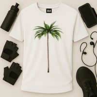 Cool Beach Summer Vacation Tropical Palm Tree Performance Shirt
