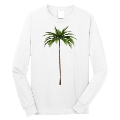 Cool Beach Summer Vacation Tropical Palm Tree Long Sleeve Shirt