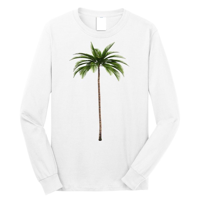 Cool Beach Summer Vacation Tropical Palm Tree Long Sleeve Shirt