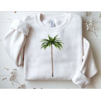 Cool Beach Summer Vacation Tropical Palm Tree Sweatshirt