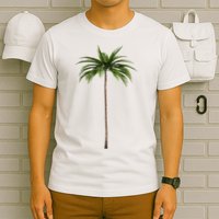 Cool Beach Summer Vacation Tropical Palm Tree T-Shirt