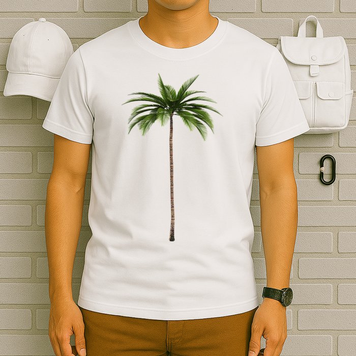 Cool Beach Summer Vacation Tropical Palm Tree T-Shirt