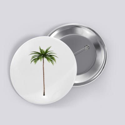 Cool Beach Summer Vacation Tropical Palm Tree Button
