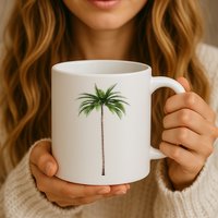Cool Beach Summer Vacation Tropical Palm Tree Mug