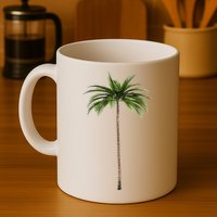 Cool Beach Summer Vacation Tropical Palm Tree Mug